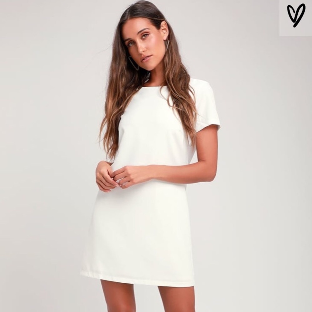 NWT Lulus Shift & Shout Shift Dress Small